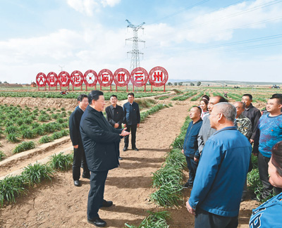 习近平在山西考察时强调：全面建成小康社会 乘势而上书写新时代中国特色社会主义新篇章(图1)