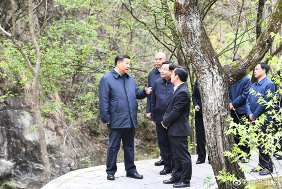 习近平在陕西考察(图1)